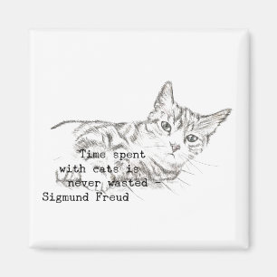 Time Spent with Cats . . . Magnet