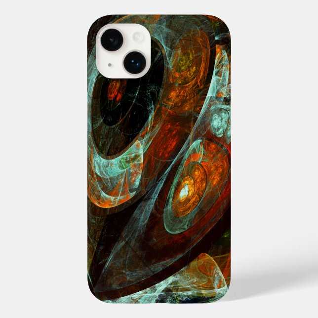 Time Split Abstract Art Case-Mate iPhone Case (Back)