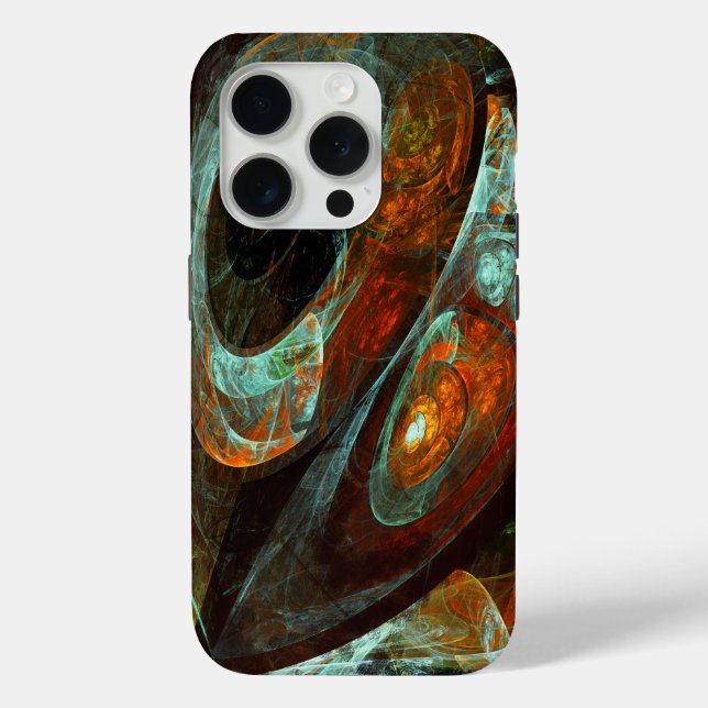 Time Split Abstract Art Case-Mate iPhone Case (Back)