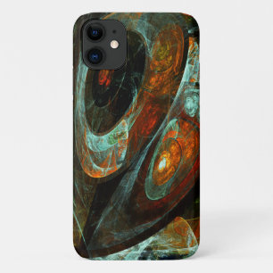 Time Split Abstract Art iPhone 11 Case