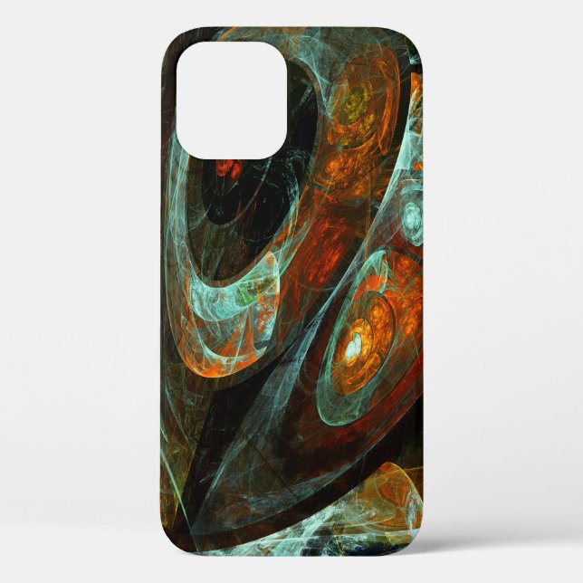 Time Split Abstract Art Case-Mate iPhone Case (Back)