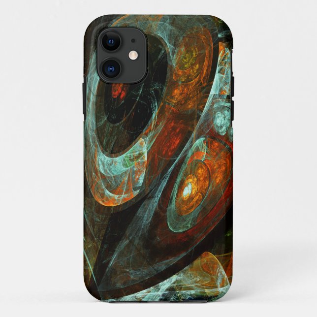 Time Split Abstract Art Case-Mate iPhone Case (Back)