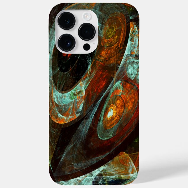 Time Split Abstract Art Case-Mate iPhone Case (Back)