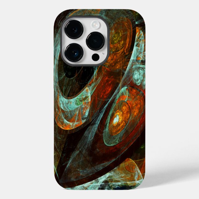 Time Split Abstract Art Case-Mate iPhone Case (Back)