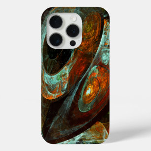 Time Split Abstract Art iPhone 15 Pro Case