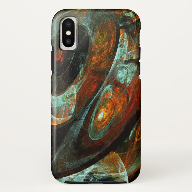 Time Split Abstract Art Case-Mate iPhone Case (Back)