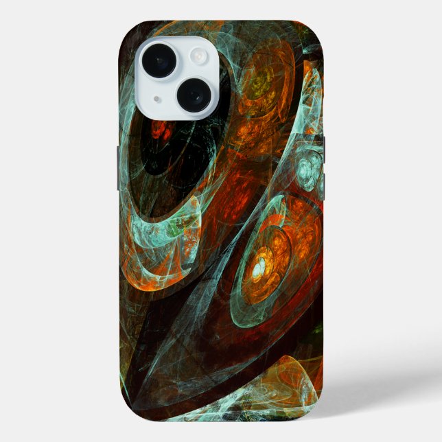Time Split Abstract Art Case-Mate iPhone Case (Back)