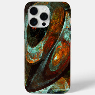 Time Split Abstract Art iPhone 15 Pro Max Case