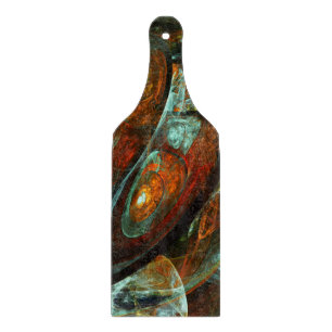 Time Split Abstract Art Cutting Board