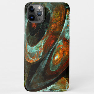 Time Split Abstract Art iPhone 11Pro Max Case