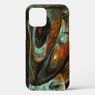 Time Split Abstract Art iPhone 12 Case