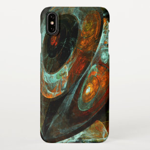 Time Split Abstract Art iPhone Case