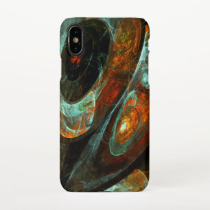 Time Split Abstract Art iPhone Case