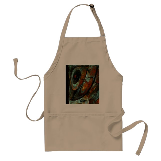 Time Split Abstract Art Standard Apron (Front)