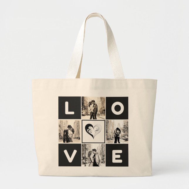 Time Stop  Large Tote Bag (Front)