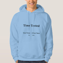 Time Tested custom hoodie-minimal Valentine's Gift