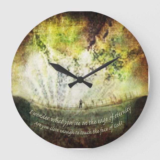Time - "The Edge of Eternity" Large Clock (Front)