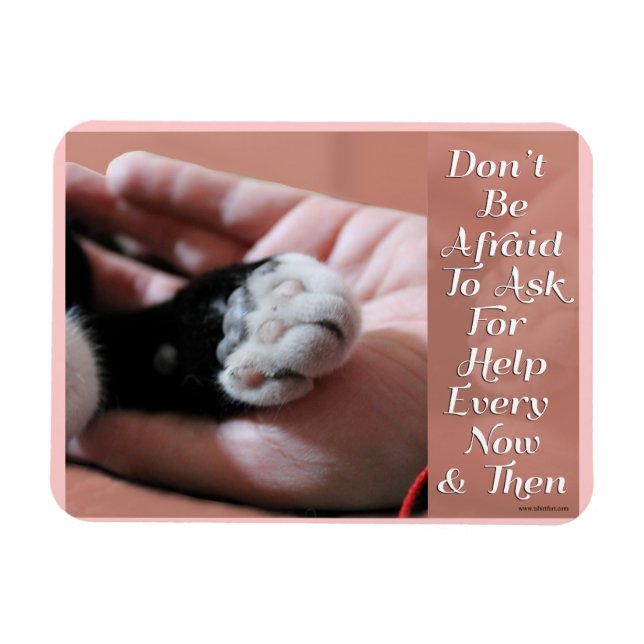 Time to Ask For Help Magnet (Horizontal)