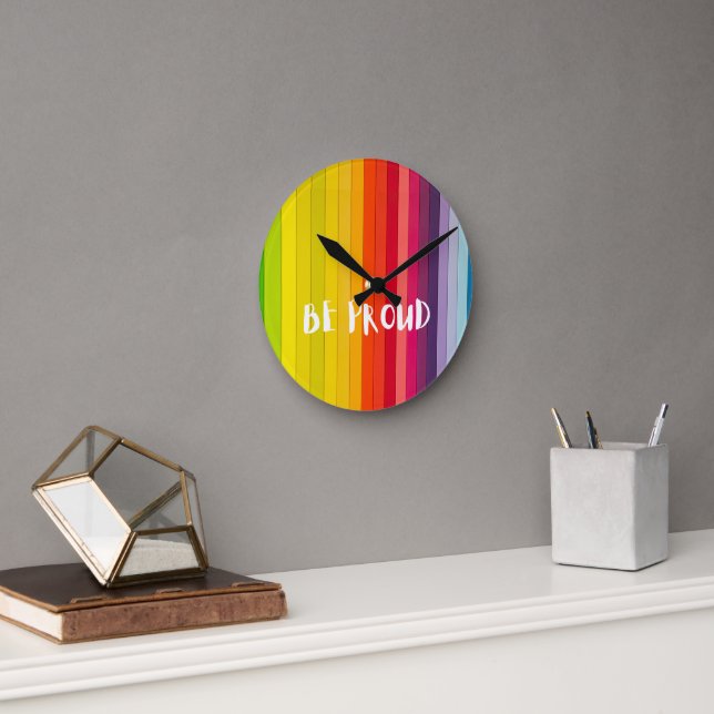 Time To Be Proud Clock (Office)