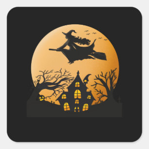 Time To Be Spooky Again Halloween Funny Square Sticker