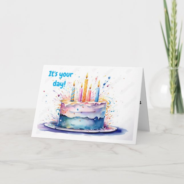 **TIME TO CELEBRATE** ADULT STYLE CARD (Front)