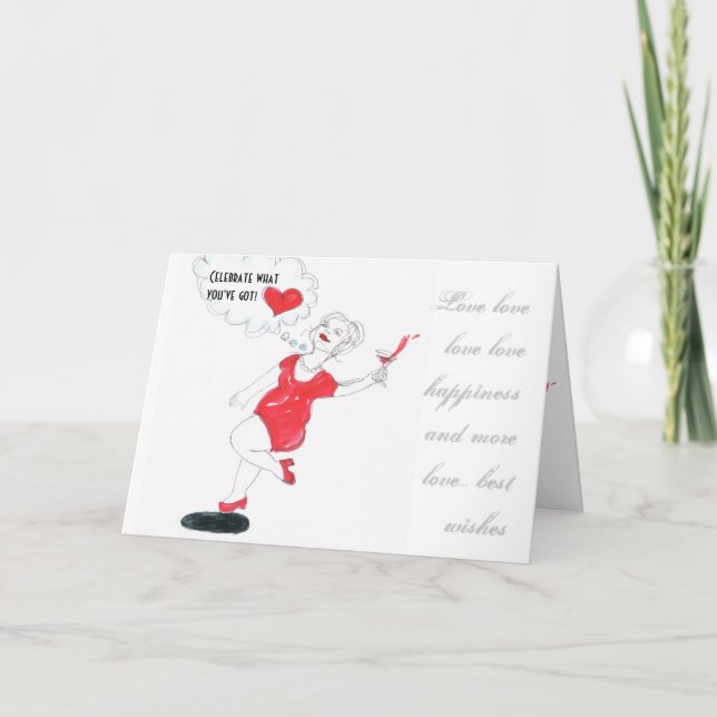 Time To CELEBRATE Greeting Card (Front)