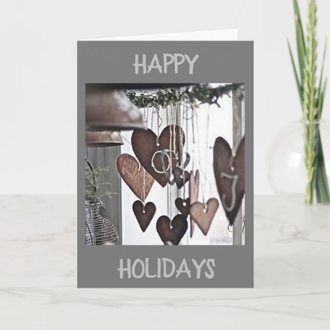 ***TIME TO CELEBRATE HOLIDAY SEASON** AT CHRISTMAS CARD (Front)