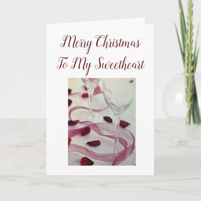 *TIME TO CELEBRATE US*  LOVE AT CHRISTMAS HOLIDAY CARD (Front)