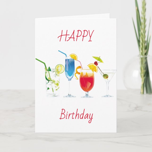 **TIME TO CELEBRATE YOUR BIRTHDAY** CARD (Front)