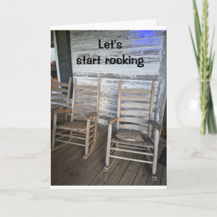 TIME TO "CELEBRATE YOUR BIRTHDAY" LET'S ROCK CARD