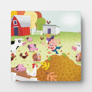 Time to Count - Farmyard Plaque
