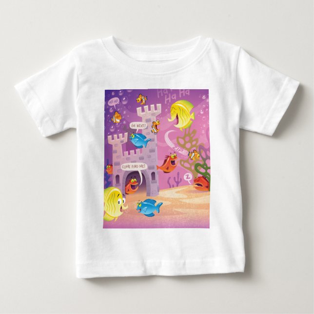 Time To Count-Under the Sea Baby T-Shirt (Front)