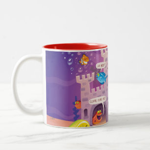 Time To Count-Under the Sea Two-Tone Coffee Mug