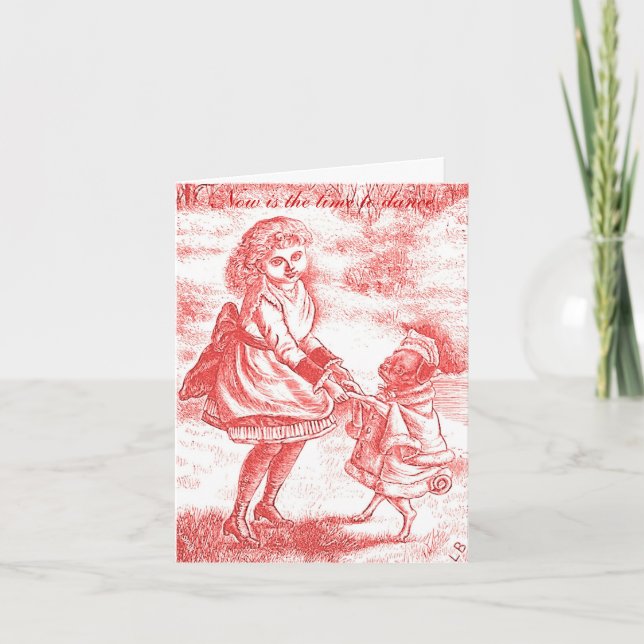 Time To Dance Affirmation Notecard (Front)