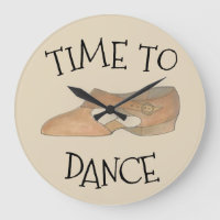 Time to Dance Tan Modern Lyrical Shoe Studio Gift