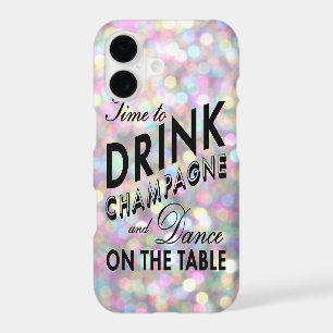 Time to Drink Champagne in pink iPhone 7 Plus