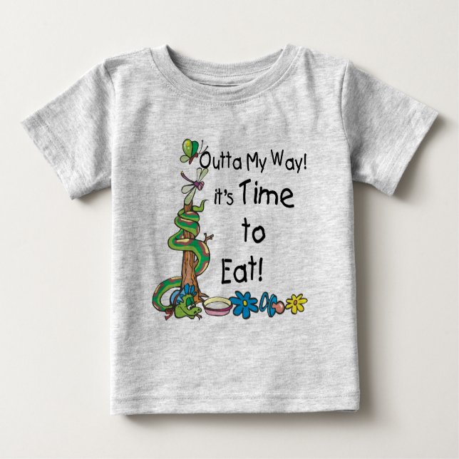 Time to Eat Baby T-Shirt (Front)