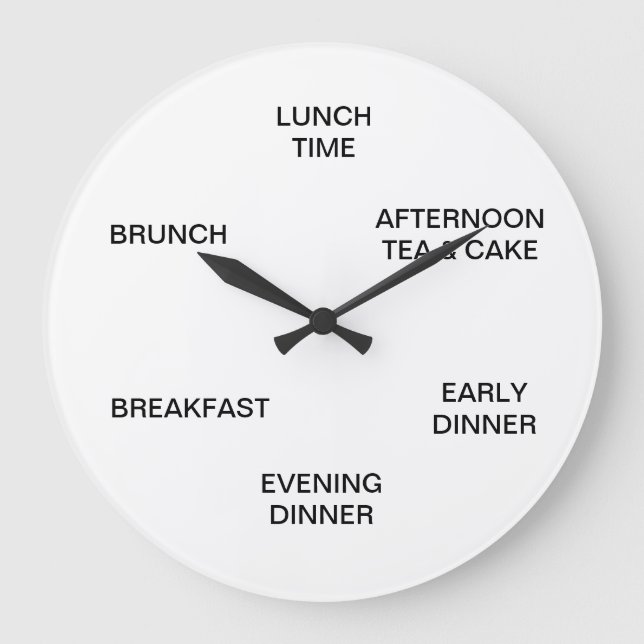 Time to eat large clock (Front)