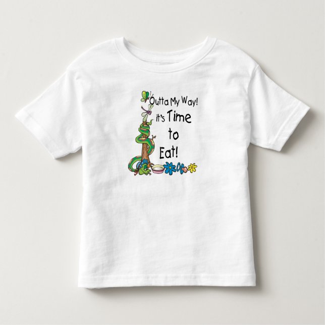 Time to Eat Toddler T-Shirt (Front)