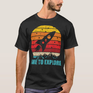 Time To Explore Vintage Style T-Shirt
