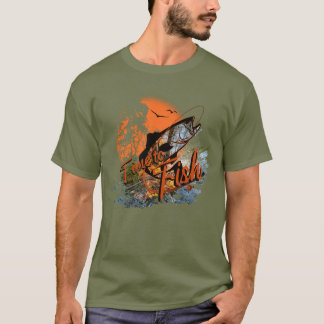 Time To Fish Salmon Fishing T-Shirt