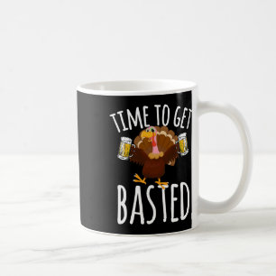 Time To Get Sted Funny Beer Thanksgiving Turkey Gi Coffee Mug