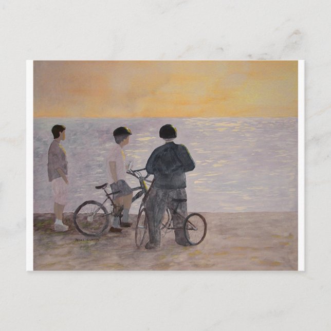 Time To Go Home Postcard (Front)