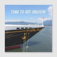 Time to Go On a Cruise Ship Magnet