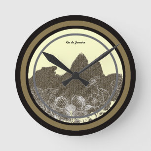 time to go to Rio de Janeiro Round Clock