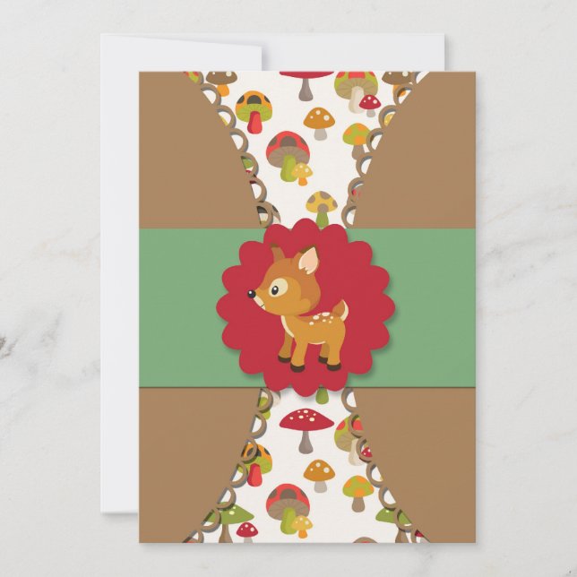 Time to Go Wild Baby Shower Invitations (Front)