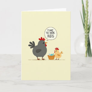Time To Hide Kids Art Card