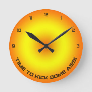 Time To Kick... Wall Clock