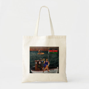 Time to leave town tote bag