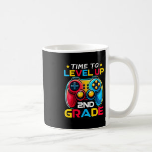 Time To Level Up 2nd Grade Video Gamer Kids Ck To  Coffee Mug